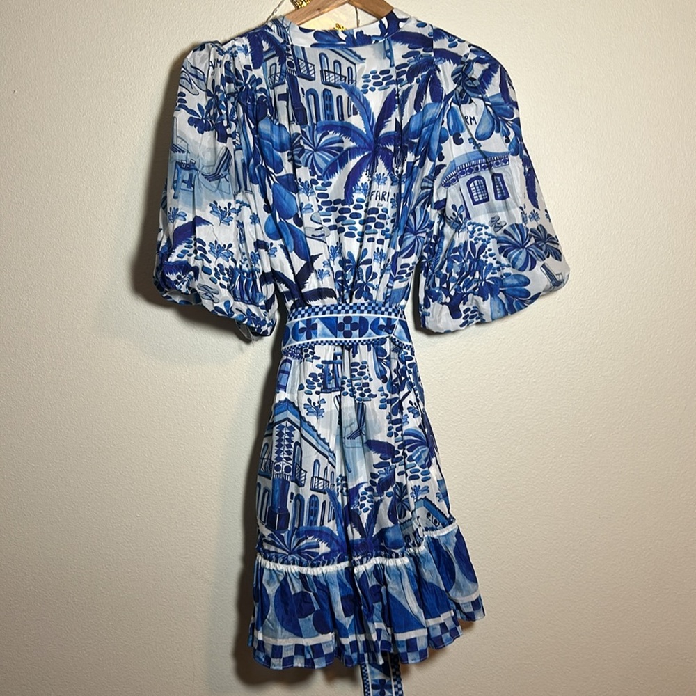 Farm Rio - Sweet Rio Mini-Dress size large - Picture 10 of 10